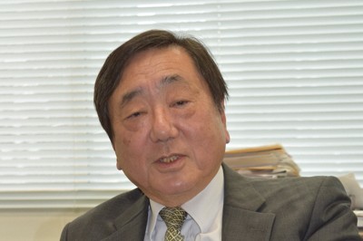 愛知万博を振り返る中村利雄・元日本国際博覧会協会事務総長＝東京都中央区で2024年3月6日午後3時1分、高木香奈撮影