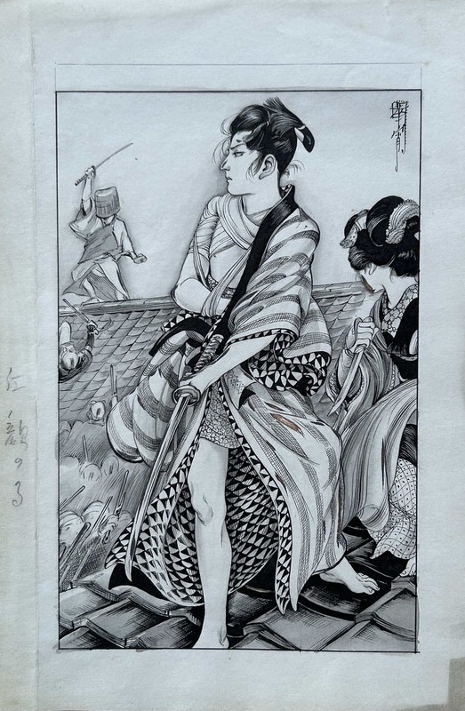 大正時代に流行したカリスマ画家 戦前に描いた原画を初公開