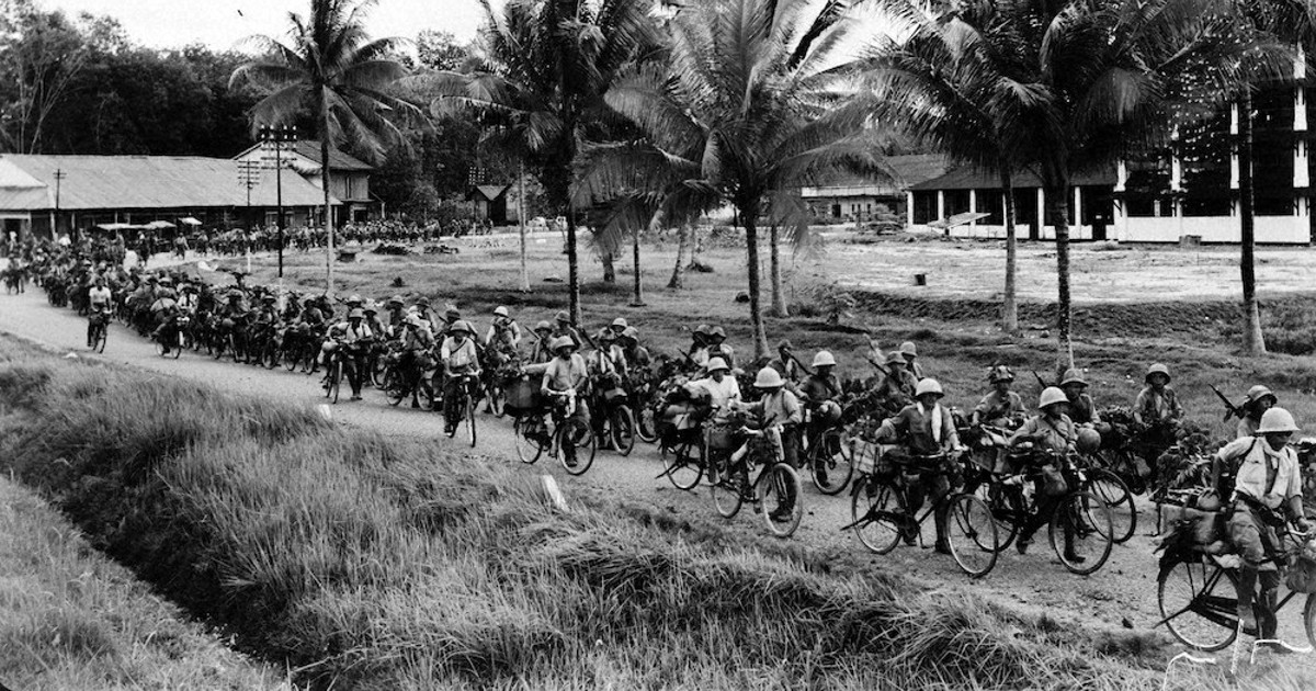 戦中写真を読む：／1 銀輪のマレー半島南下 太平洋戦争への道