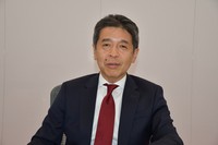 楽天証券社長の楠雄治さん＝東京都港区で2024年4月15日、山口敦雄撮影