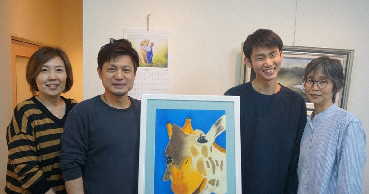 発達障害に理解を 創作活動でパステル画の才能開花 下関の新本