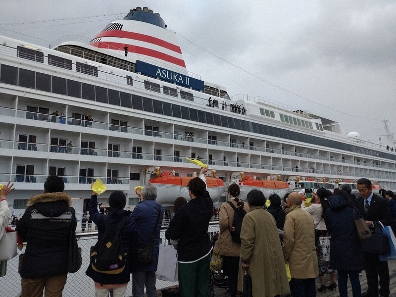 国内最大の豪華客船 「飛鳥Ⅱ」世界一周へ 6年ぶり、横浜から14カ国
