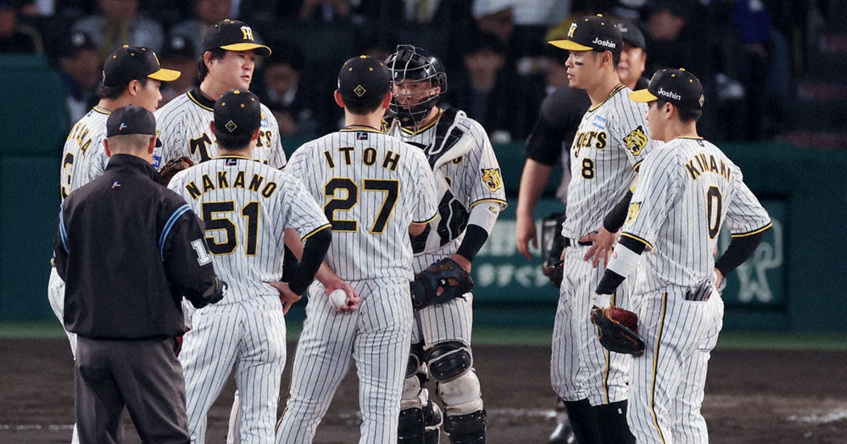 focusプロ野球：甲子園のマウンドに「KOBELCO」 虎の中継