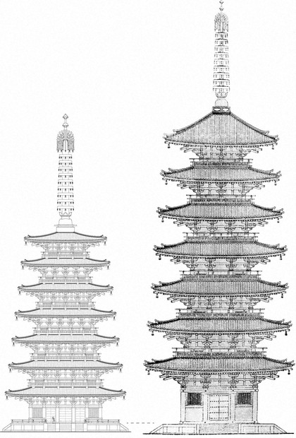 現存しない東大寺の東塔 高さ論争に決着 高さは70メートルか | 毎日新聞