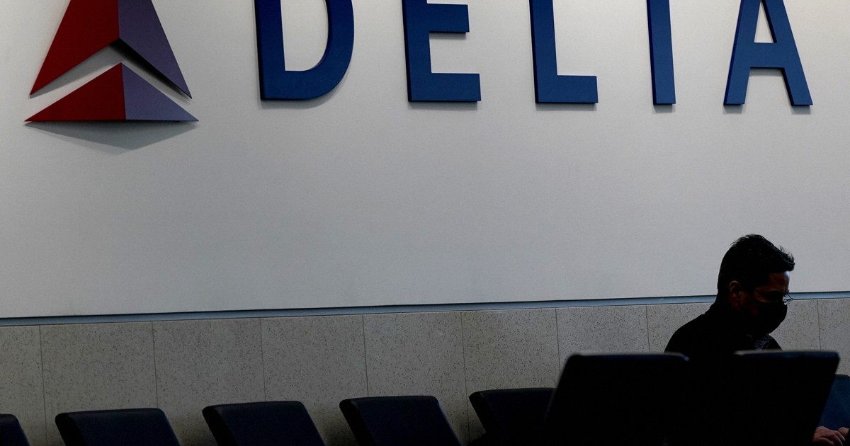 An emergency slide falls off a Delta Air Lines plane, forcing pilots to