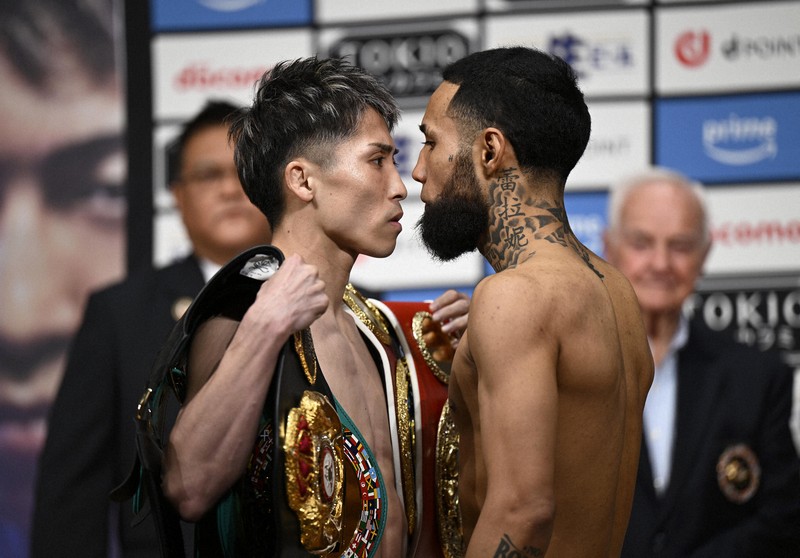 井上尚弥VSルイス・ネリ 6日のボクシング世界戦を前に計量パス [写真