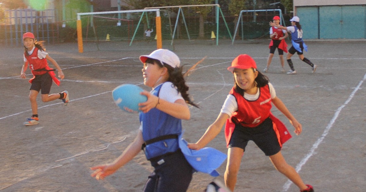 毎小ニュース：スポーツ フラッグフットボール 子どもの成長に効果も