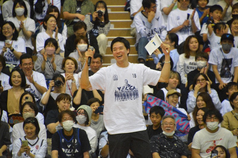 バスケットボール 長崎ヴェルカ、ホットな1日 日本代表候補・馬場選手