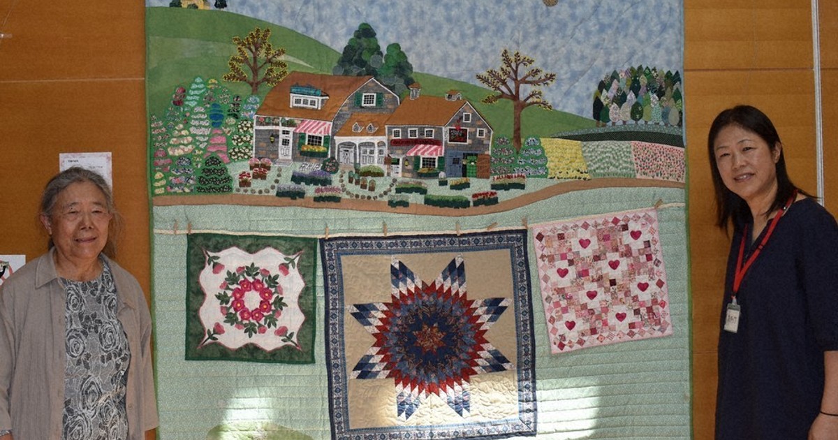 パッチワークキルト展AMERICA IN PATCHWORK 展覧会カタログ Remaking a 20-year-old quilt! Kaleidoscope patchwork tote