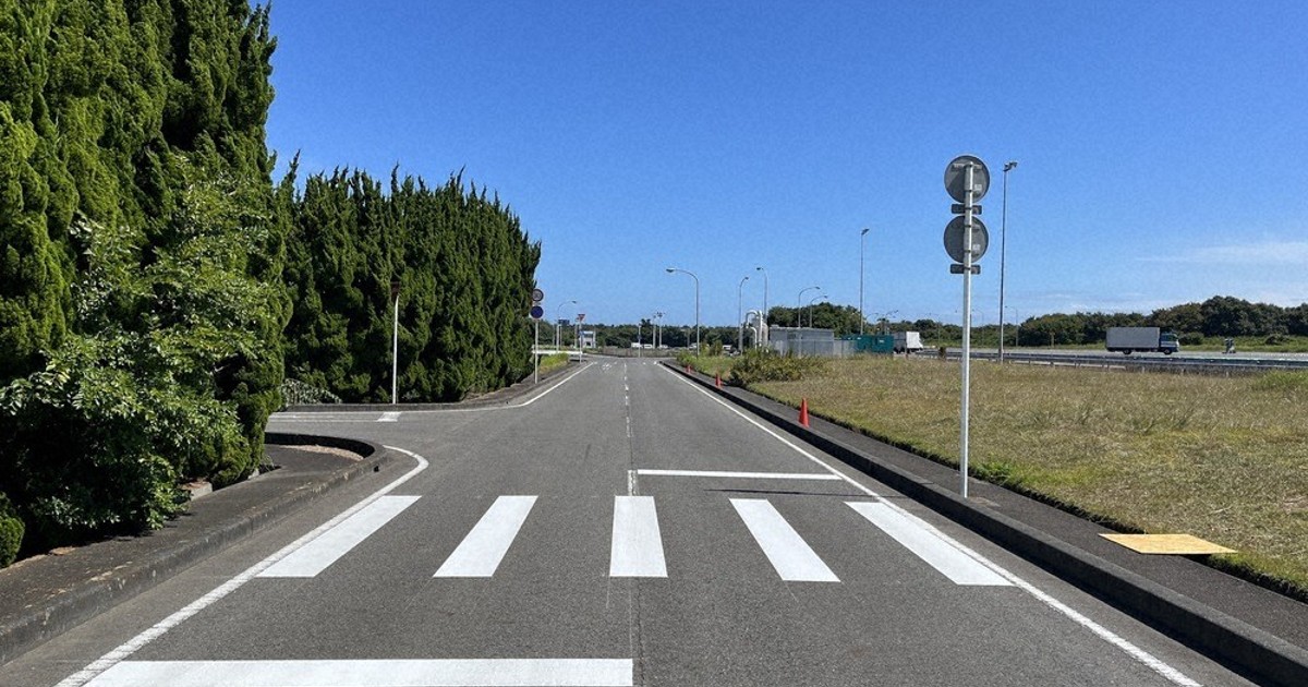 横断歩道：横断歩道の白線、間隔90センチに | 毎日新聞