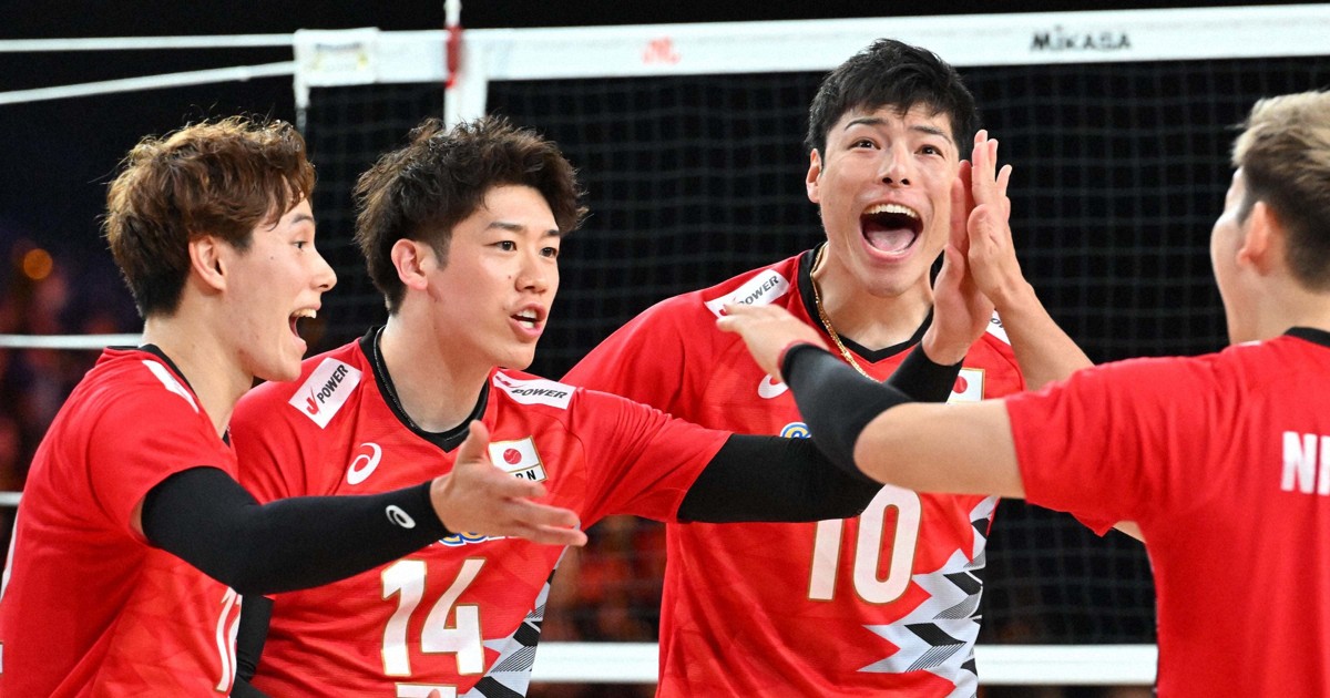 日本、ドイツを破り5勝目 バレーボール・ネーションズリーグ男子