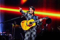 Masaharu Fukuyama performs a free live concert at Nagasaki Stadium City. (Courtesy of Japanet Holdings Co.)