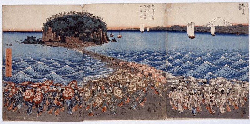 江戸時代の旅、追体験 絵地図、浮世絵…金沢文庫 特別展 ／神奈川