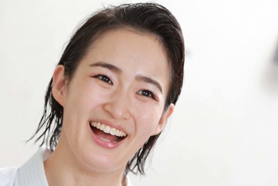 東京五輪や今後について話す清水希容さん＝兵庫県尼崎市のベイコム総合体育館で2024年5月19日、三村政司撮影
