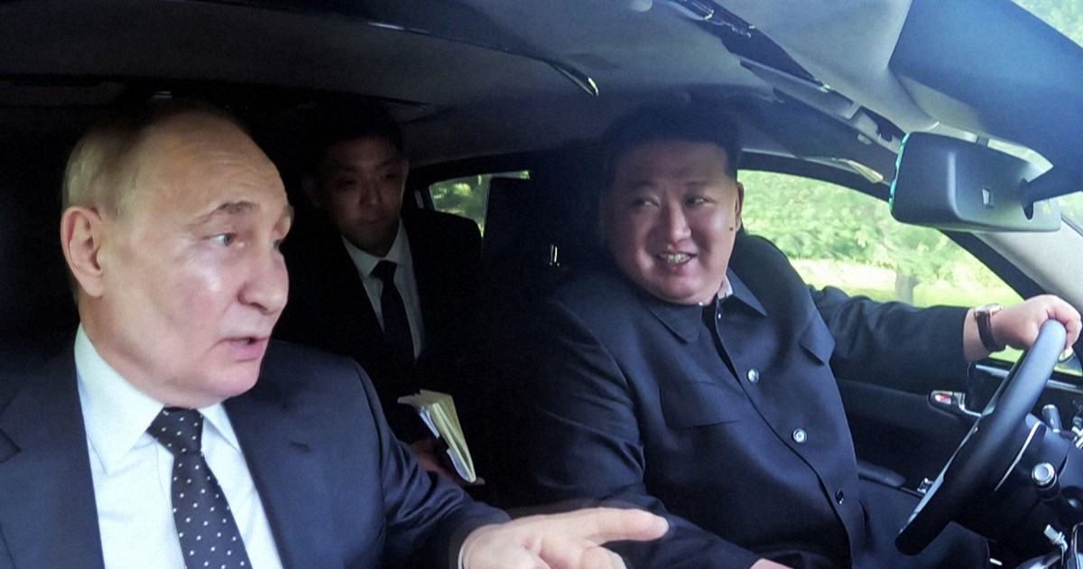 写真まとめ】プーチン大統領が訪朝 金正恩氏から贈り物も [写真特集9