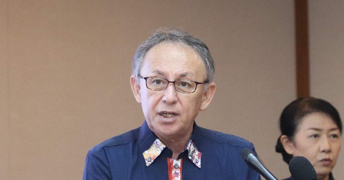 中国レーダー照射、沖縄知事「地域の緊張高める」　平和的外交求める