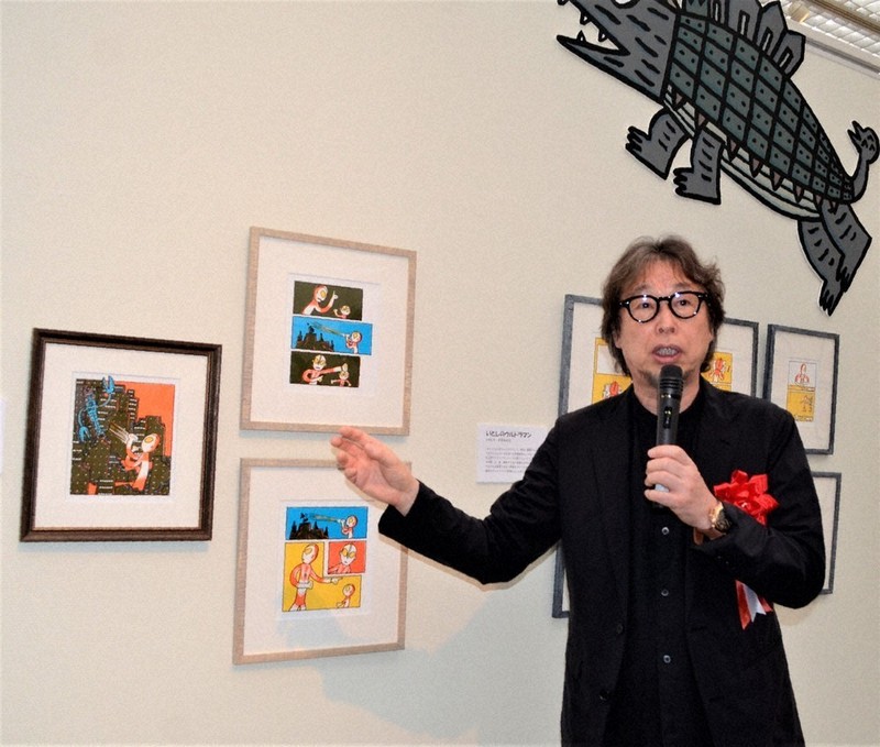 優しさと思いやり大切に」 宮西達也さんの魅力に迫る絵本展 周南市美術