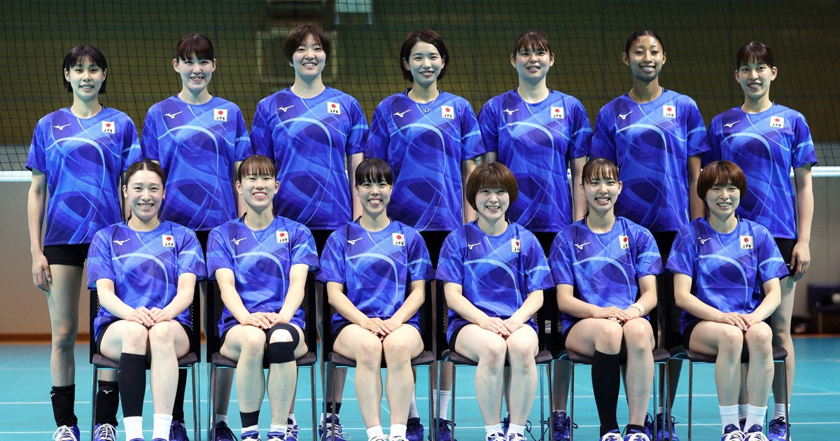 バレー女子のパリ五輪代表 エース古賀、アタッカー石川ら12人