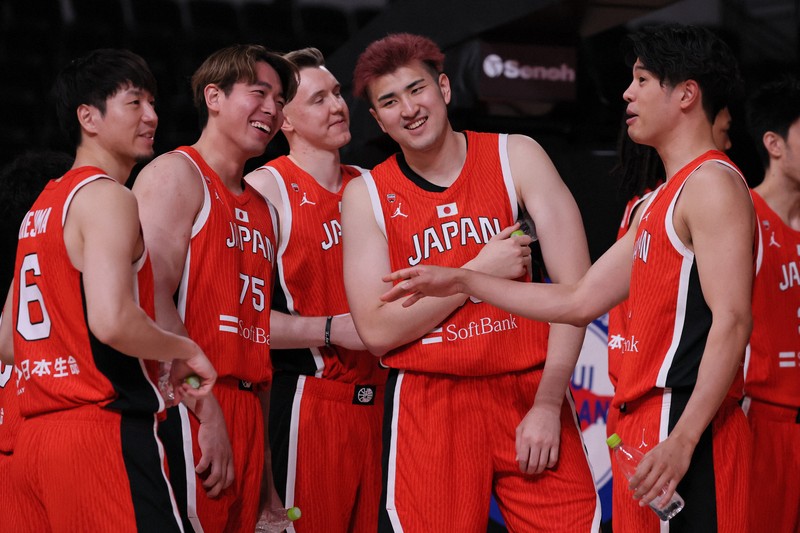 バスケット日本代表強化試合前日練習と壮行イベント [写真特集1/19