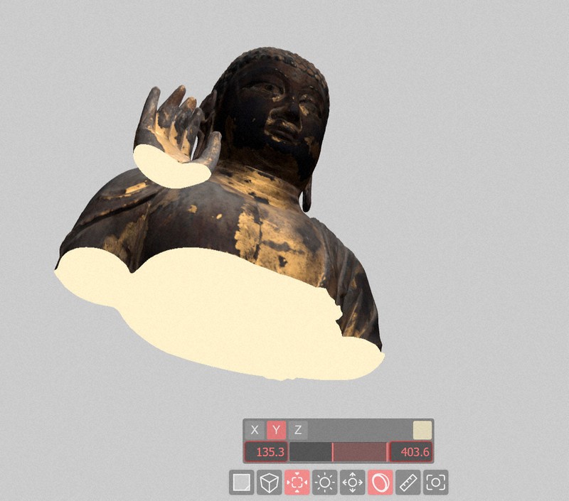 安らかな顔立ち！仏像 無料3Dビューワーで仏像観察 写真で顔立ち測定、切断面の表示も | 毎日新聞