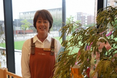 子育て支援施設「ここるん」で施設長を務める林由美子さん＝福井県敦賀市で2024年7月1日午後3時35分、高橋隆輔撮影
