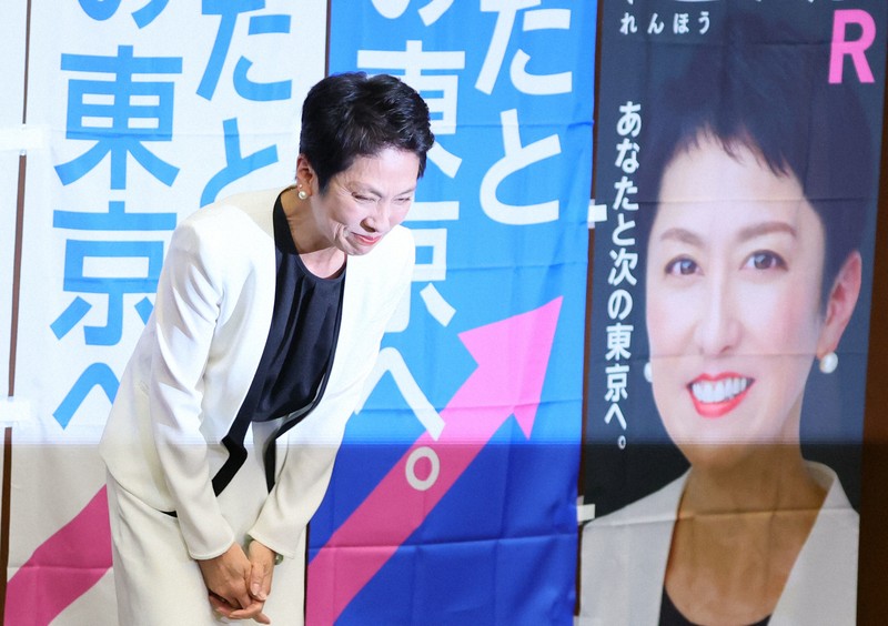 蓮舫氏、無党派層からの支持低迷 現都政への批判票も取り込めず