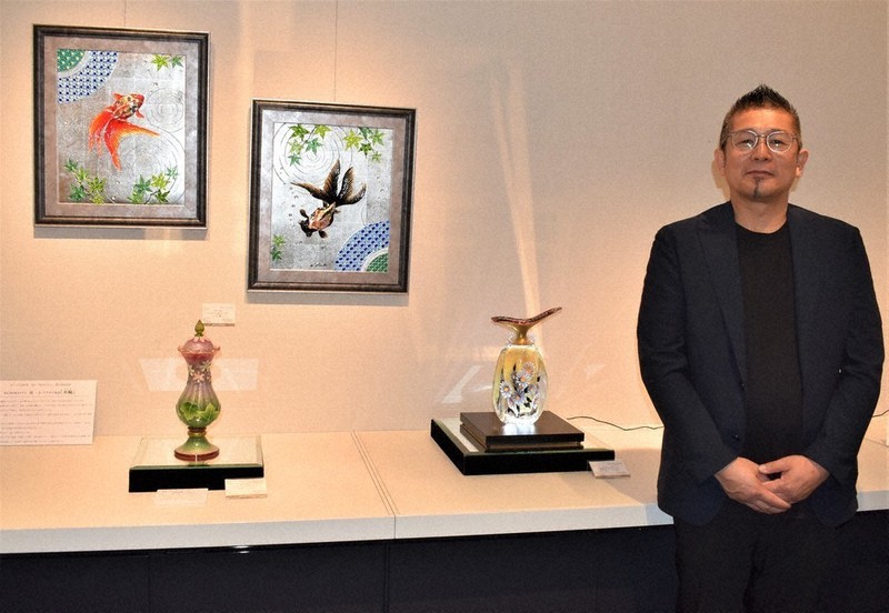ガラス工芸作家、黒木国昭さん作品展 「西洋の美と和の融合」テーマに