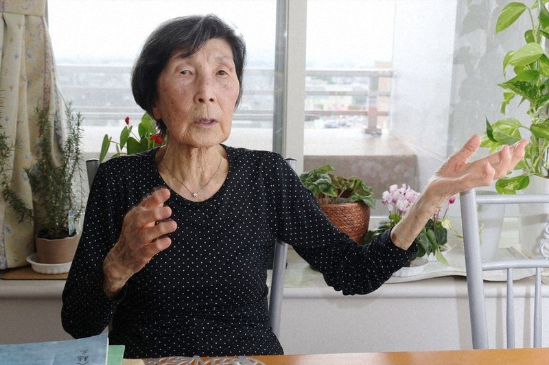 戦後80年へ：釜石「艦砲」 15歳だった小田洋子さん 「戦争は人殺し
