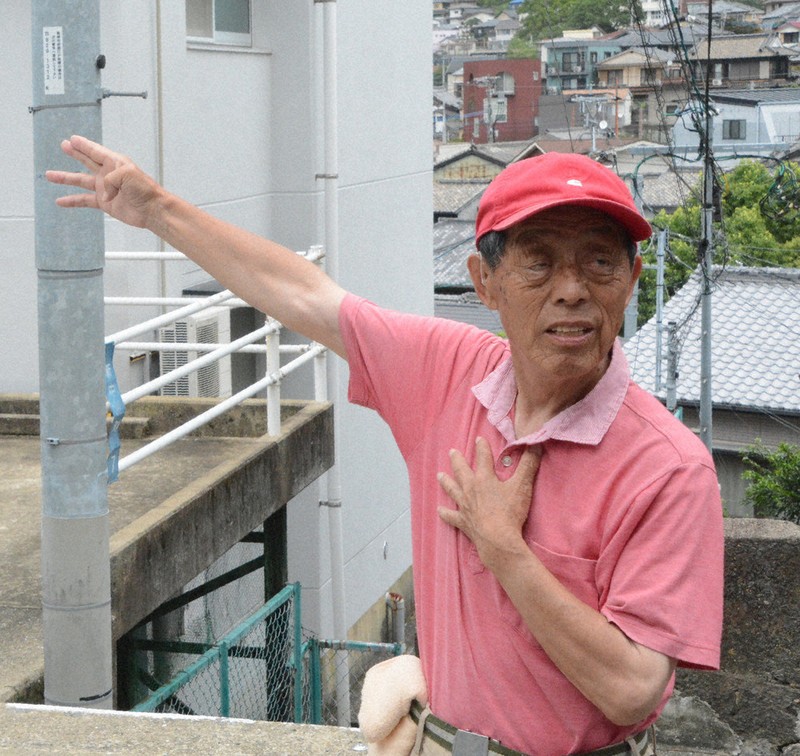 証言・被爆80年へ：／21 田中安次郎さん（82） 「なぜ」に答えたく