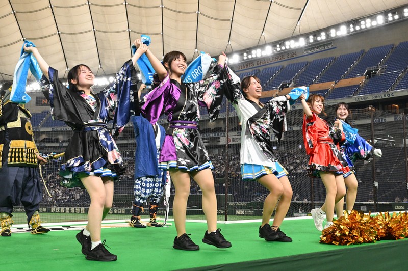 東邦ガス（名古屋市）の応援団（1回戦） [写真特集1/30] | 毎日新聞