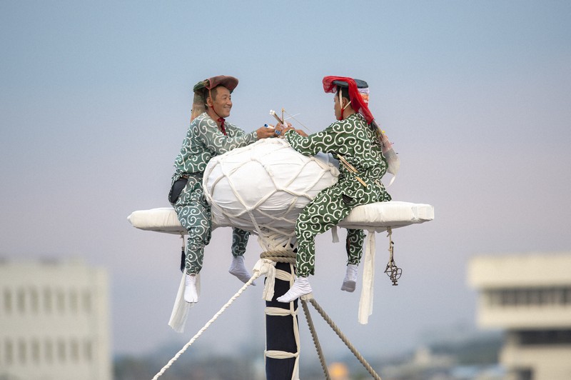 20年撮り続けた奇祭「撞舞」 地元カメラマン写真展 茨城・龍ケ崎