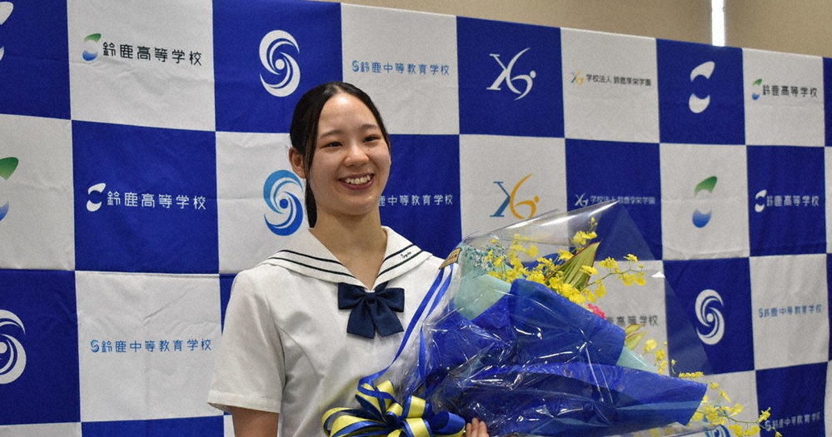 パリ五輪：アーティスティックスイミング 鈴鹿高3年・島田綾乃