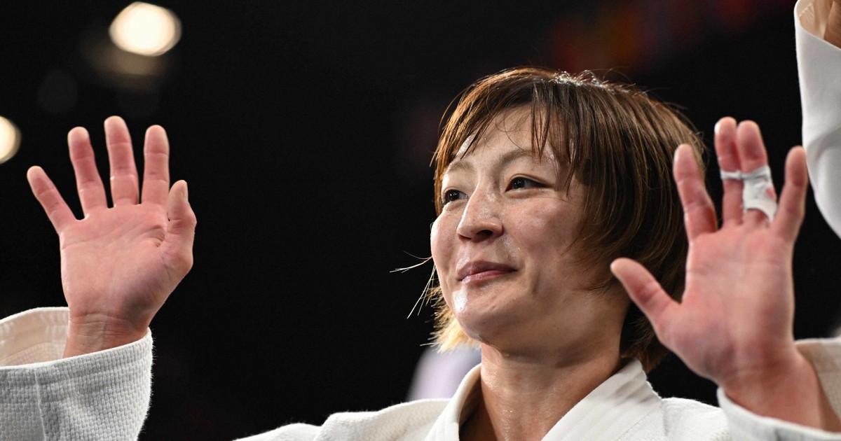 パリ五輪 柔道 女子48キロ級 角田が金メダル [写真特集1/40