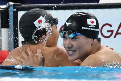 萩野、瀬戸に追い付け追い越せ 競泳・18歳松下知之が初五輪で銀