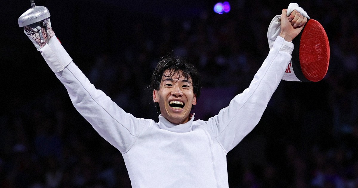 フェンシングエペ「金」加納虹輝 「太田さん超え、信じられない