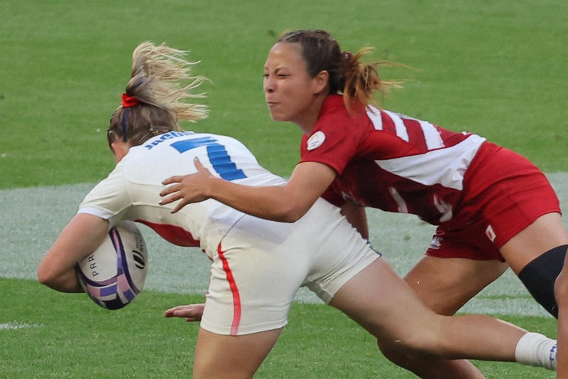 パリ五輪 ラグビー7人制女子 フランス戦 [写真特集1/5] | 毎日新聞