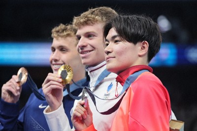 過渡期か停滞期か」 パリ五輪メダル1個のみ 日本競泳の現在地 | 毎日新聞