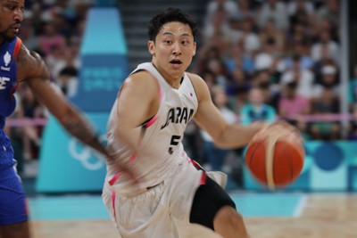 バスケ男子、フランスに惜敗 延長の末90－94 パリ・オリンピック