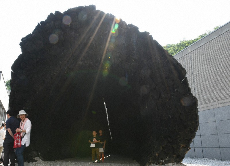 札幌芸術の森美術館に巨大彫刻 「生」感じる、太陽のふね 中札内・藤原