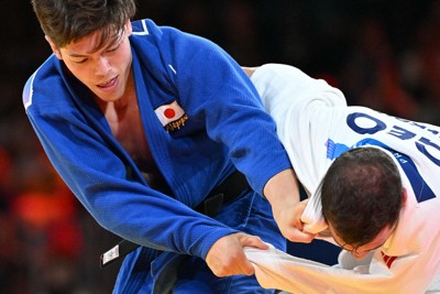 柔道男子90キロ級・村尾三四郎が銀メダル パリ・オリンピック
