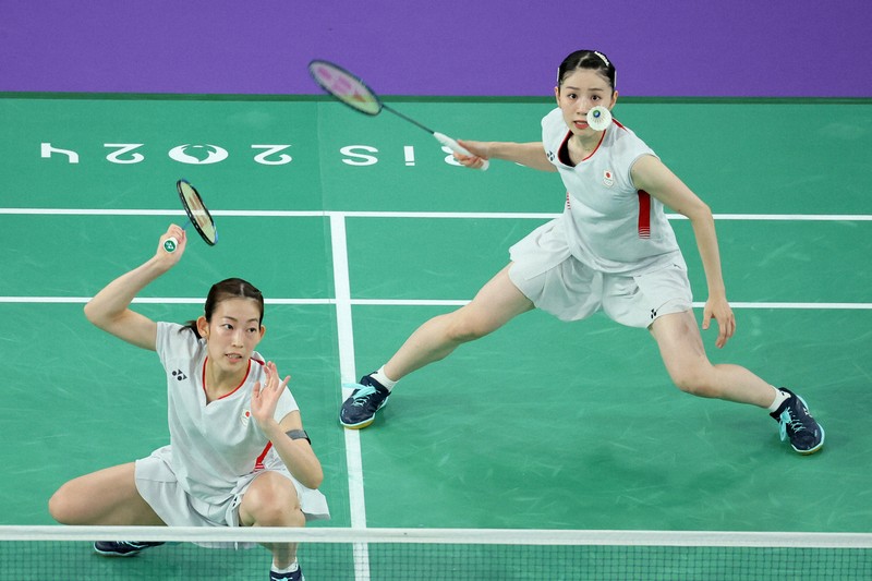 バドミントン 志田千陽 直筆サイン色紙 シダマツペア パリオリンピック パリ五輪 バドミントン 志田千陽 直筆サイン色紙 シダマツペア パリ