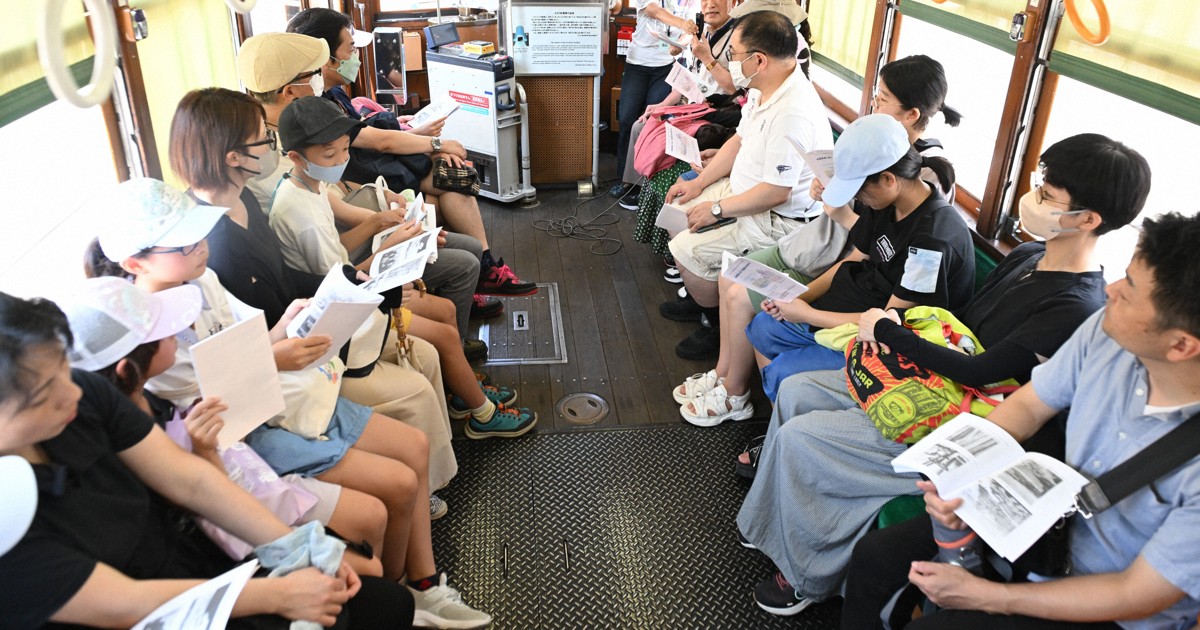 戦争ない社会作って」 82歳、惨禍知る被爆電車内で子どもらへ | 毎日新聞