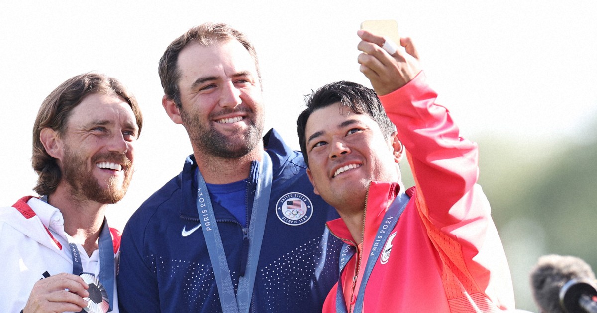 N*B様 レア！２０２４パリ五輪　銅メダル松山英樹直筆サイン入ピンフラッグ　マス 0c10.jpg?1