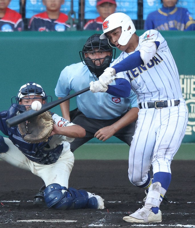 英明ー健大高崎（1回戦）全国高校野球2024 夏の甲子園 [写真特集