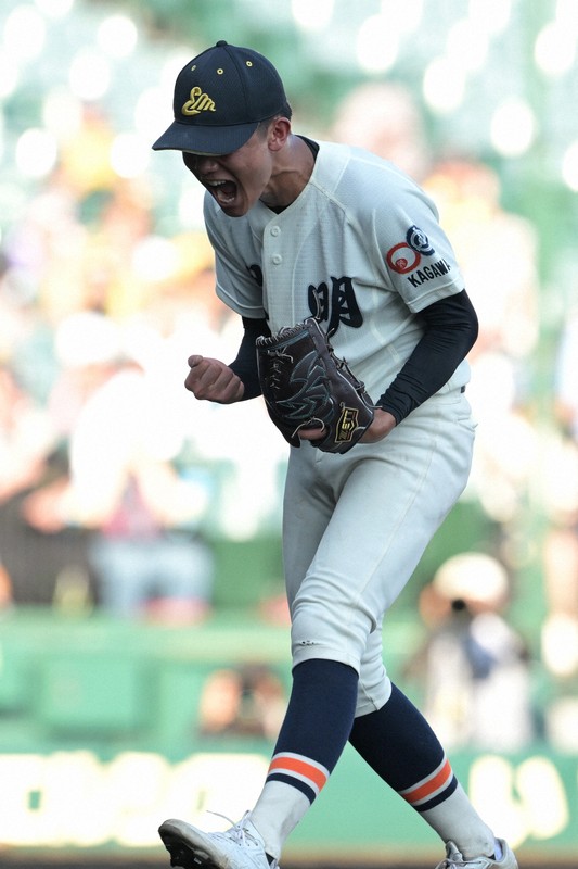 英明ー健大高崎（1回戦）全国高校野球2024 夏の甲子園 [写真特集1/11