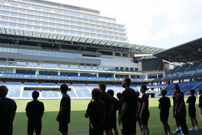 翔べ！！V・ファーレン：サッカー 新スタジアム完成間近 ／長崎