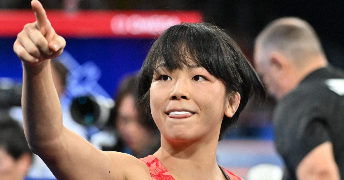パリ五輪 レスリング女子53キロ級 藤波が決勝進出 [写真特集1/18