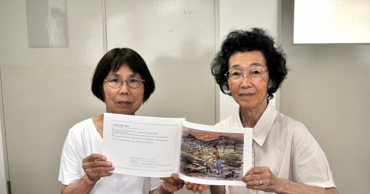 あの日の惨状、伝えたい 団地住民ら、核廃絶願い原爆の絵画展企画