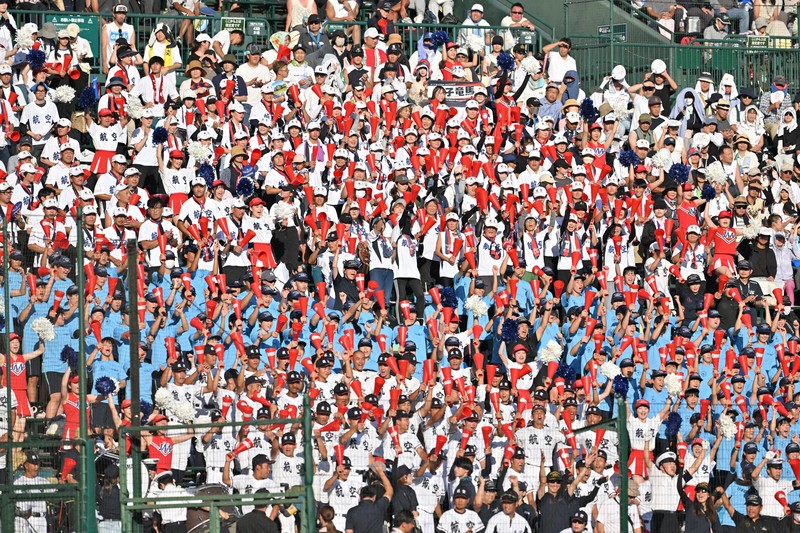 日本航空ー掛川西（1回戦）全国高校野球2024 夏の甲子園 [写真特集9/13