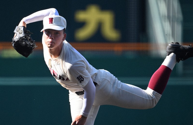 早稲田実ー鳴門渦潮（1回戦）全国高校野球2024 夏の甲子園 [写真特集13